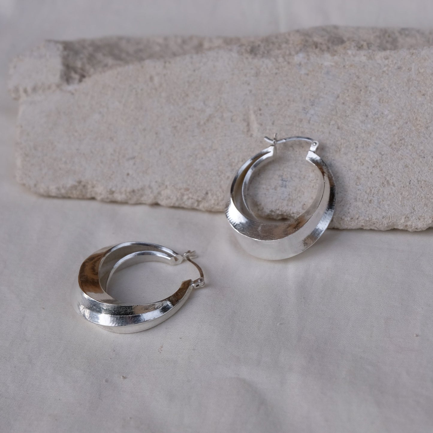 Twisted Hoop Earrings