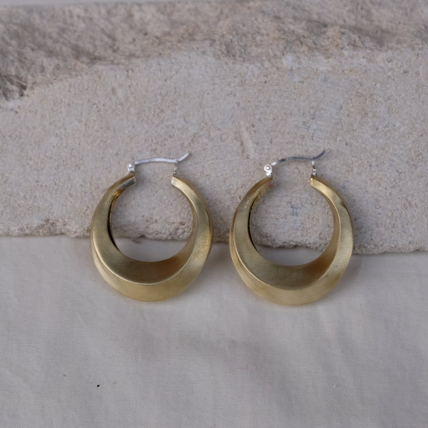Twisted Hoop Earrings