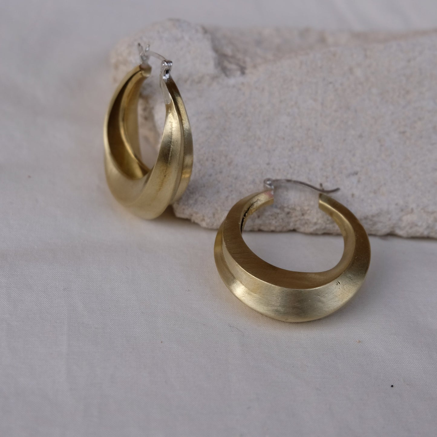 Twisted Hoop Earrings
