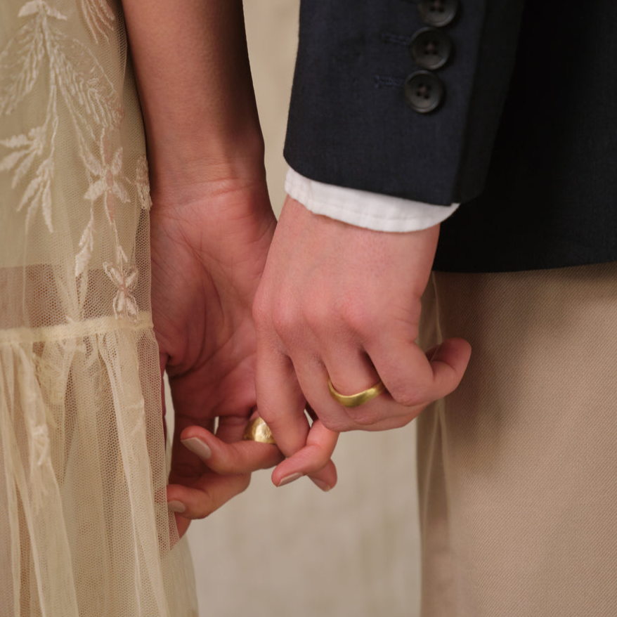 Beach wedding ring