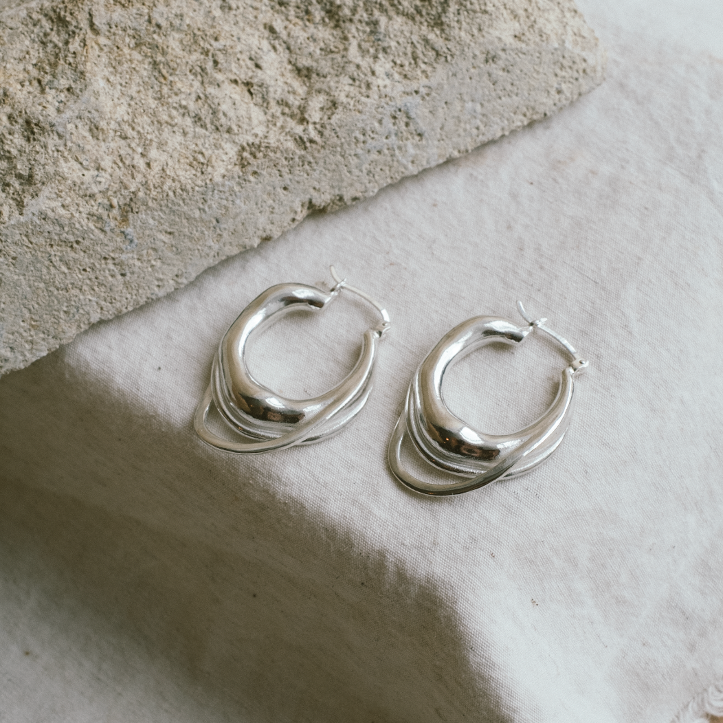 Ethical hoop earrings