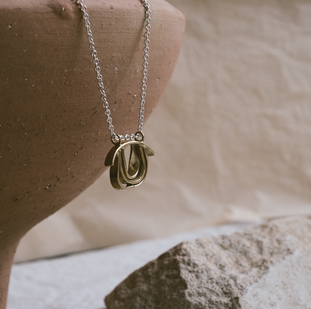 Delicate ethical pendant necklace