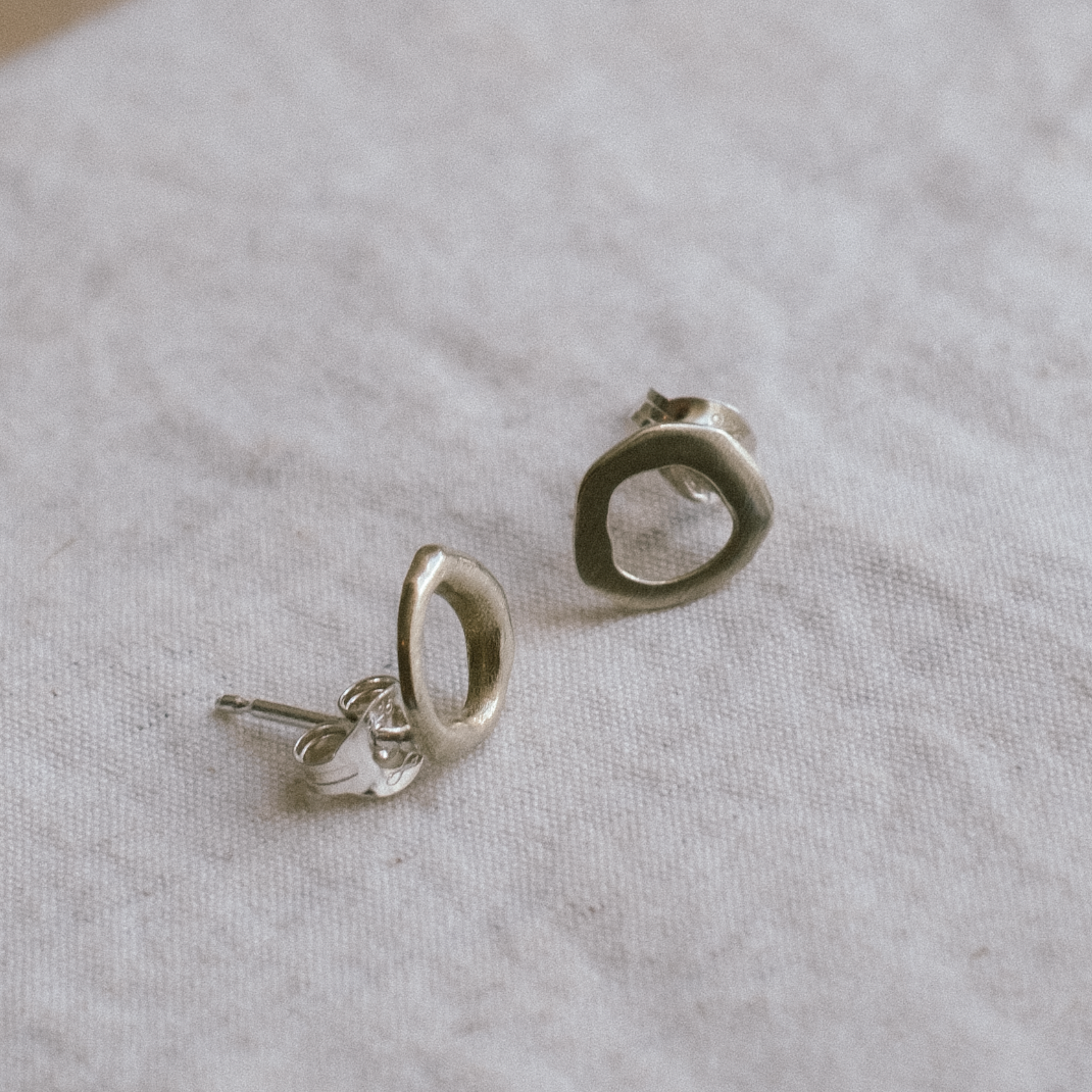 mis matched stud earrings