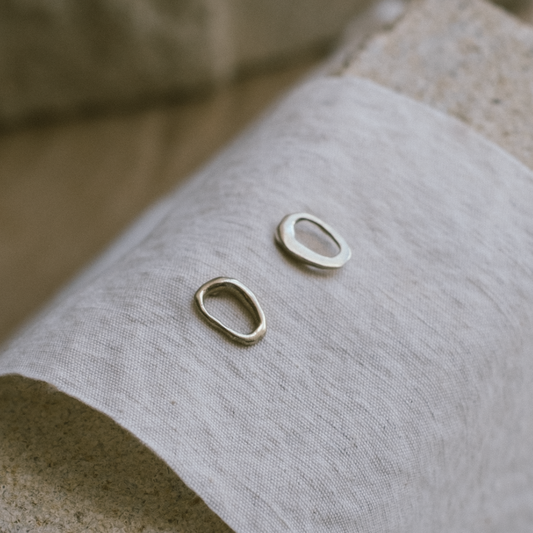 mis matched stud earrings