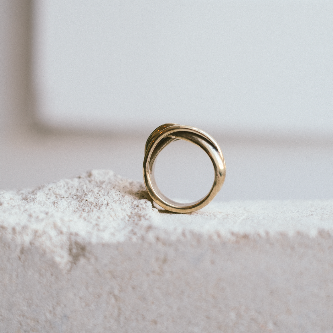 stacking gold ring