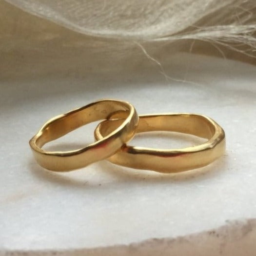 organic hand made ethical wedding ring
