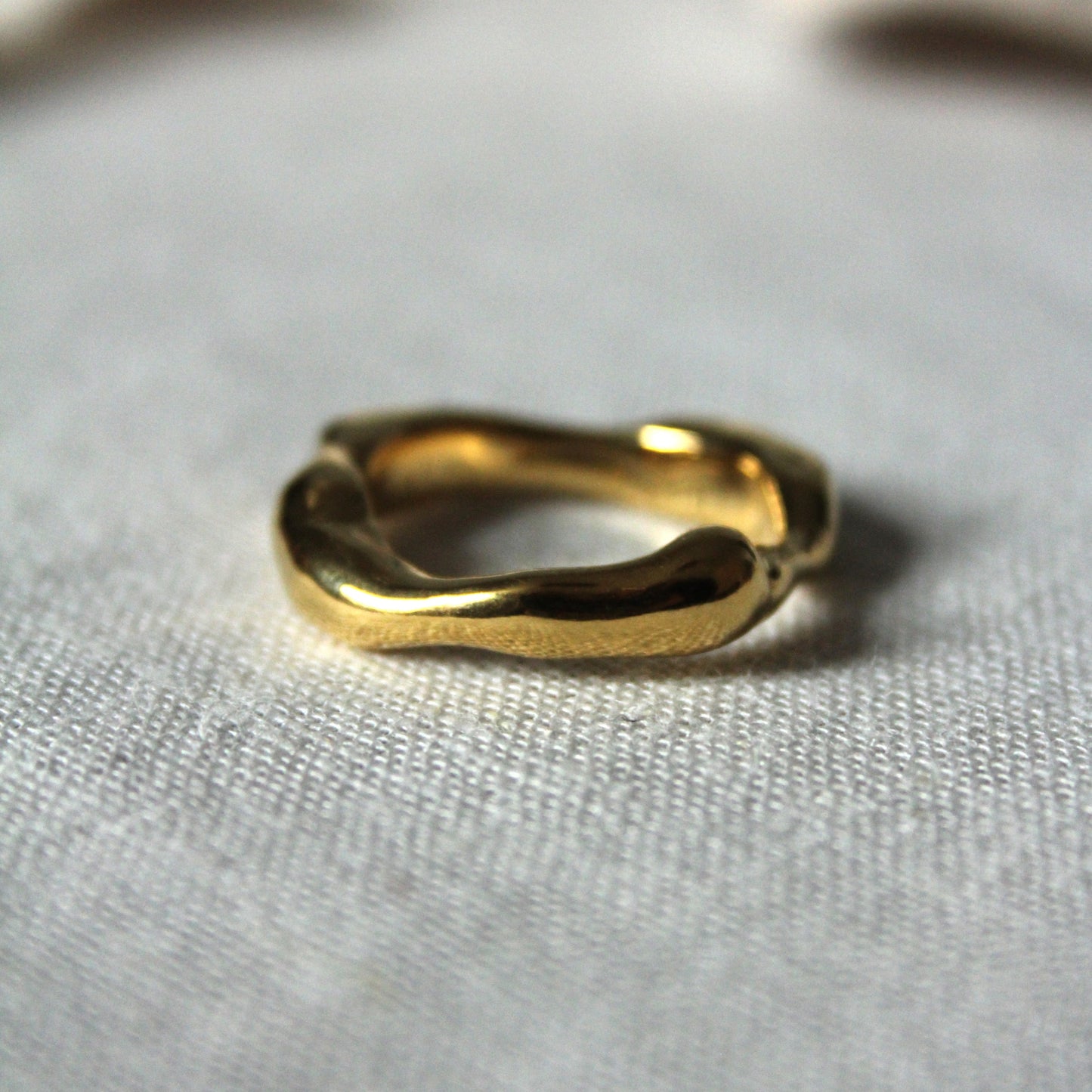 hand made unique wedding ring