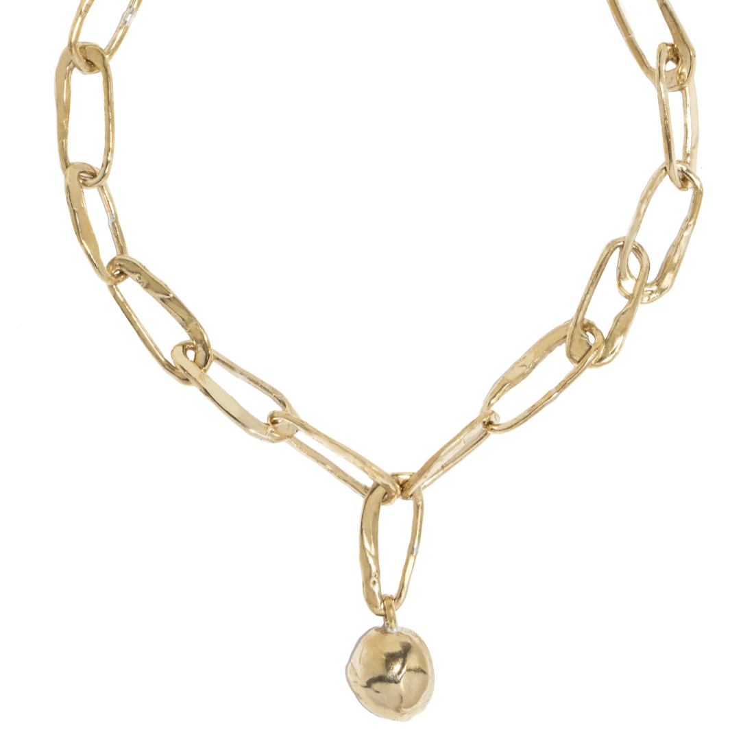 ethical chunky statement chain necklace
