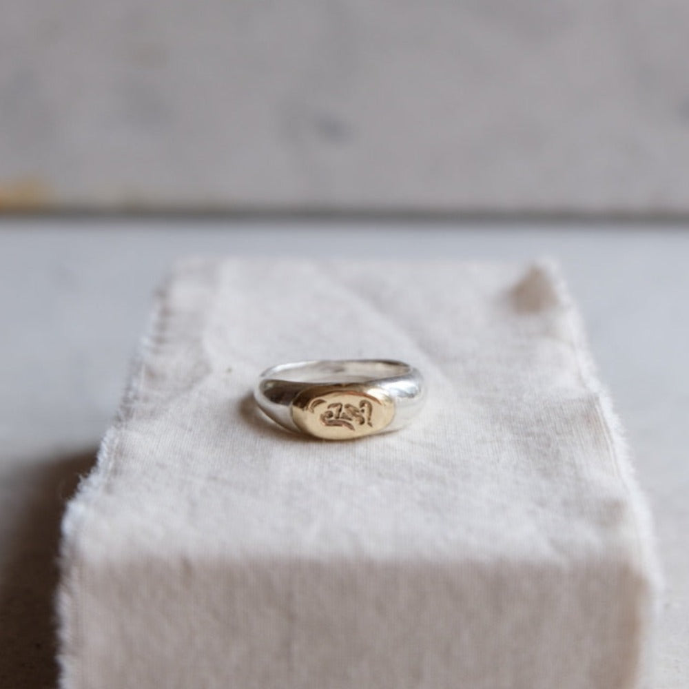 handmade signet ring