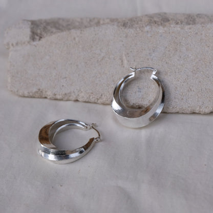Twisted  Hoop Earrings