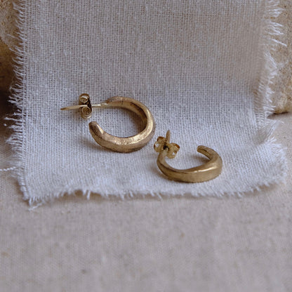 Mens gold hoop earring