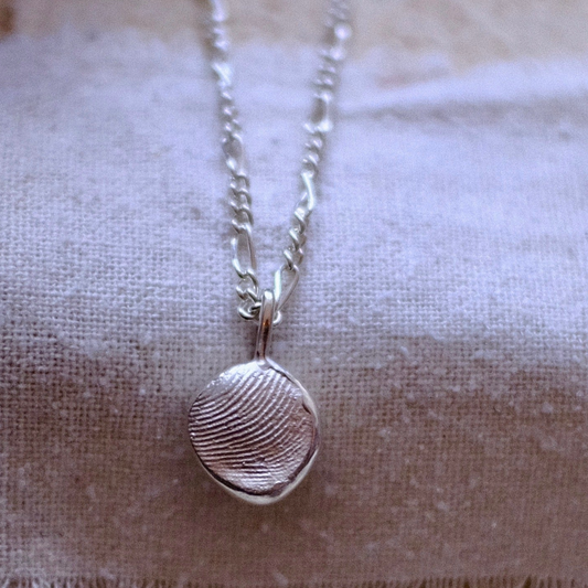 Fingerprint Pendant Silver