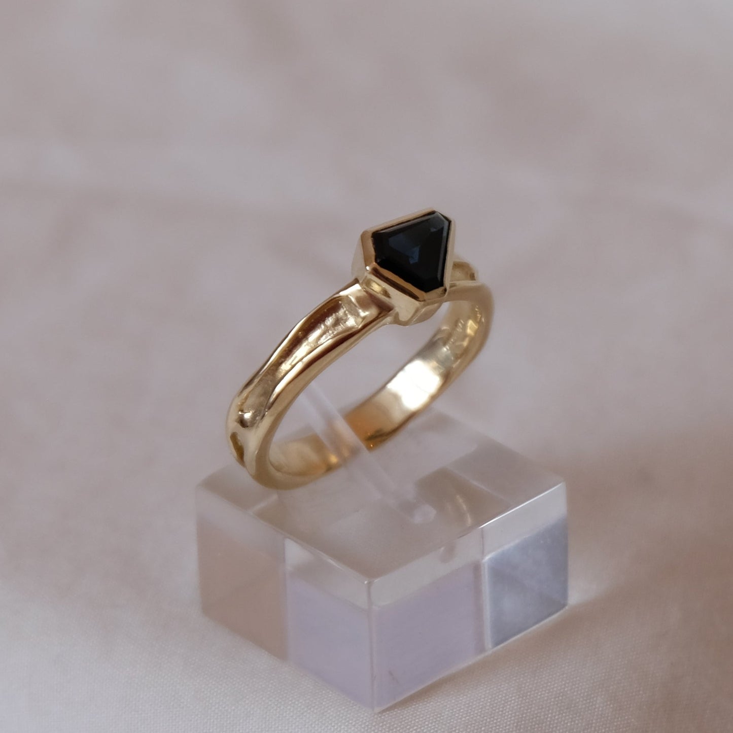 Ethical Sapphire and 9ct gold ring