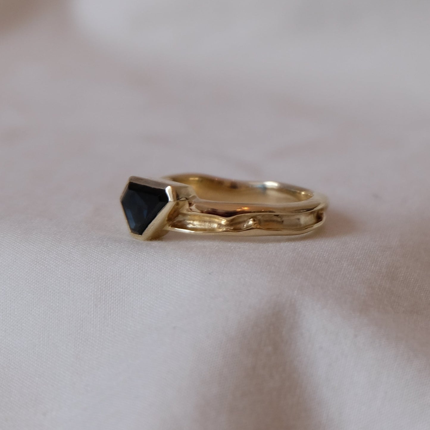 Ethical Sapphire and 9ct gold ring