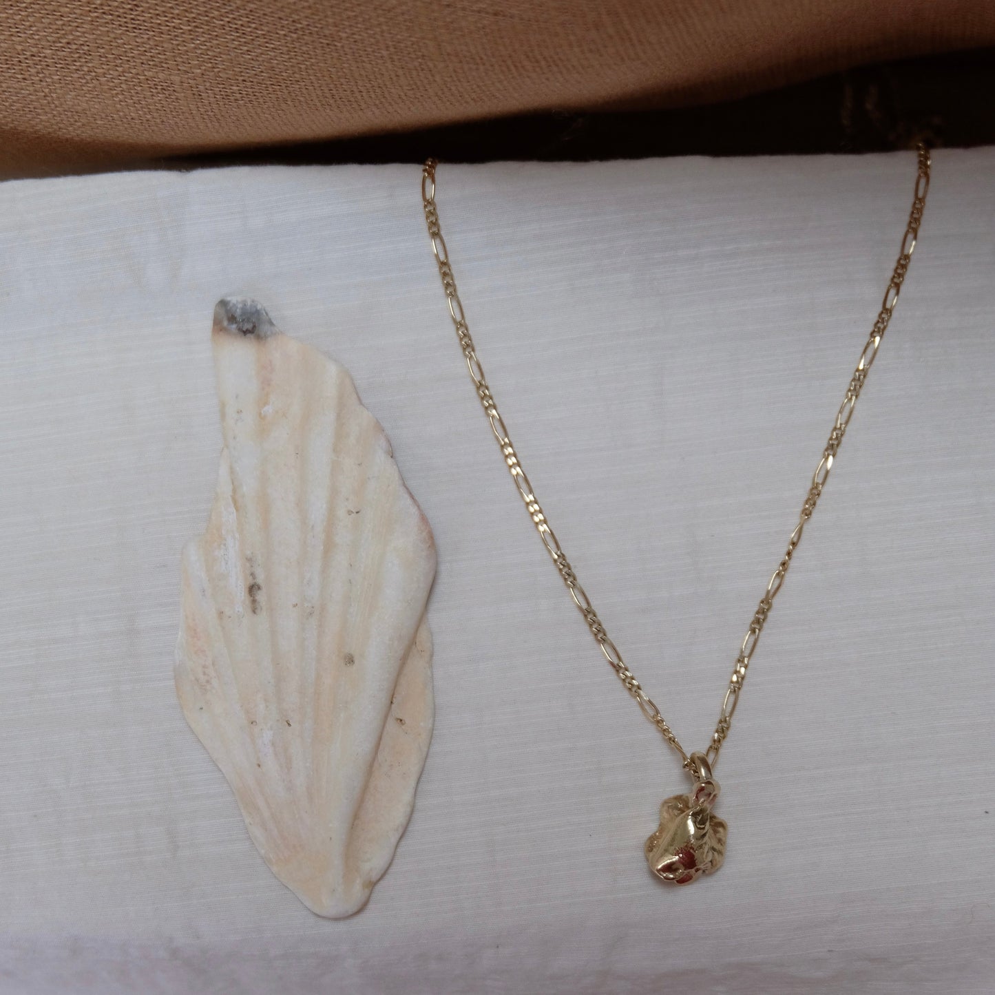 Gold rain necklace