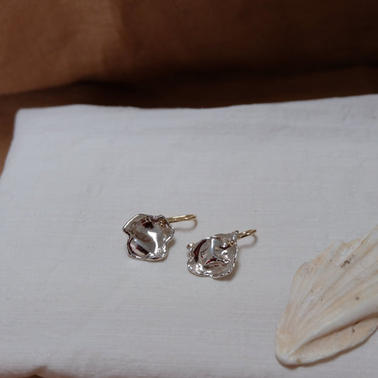 Silver & Gold water earrings