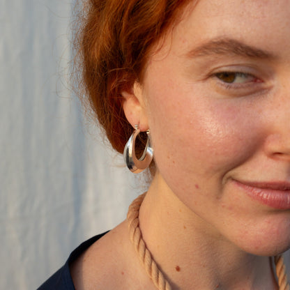 Twisted  Hoop Earrings