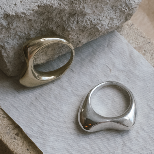 Bold Curved Ethical Ring
