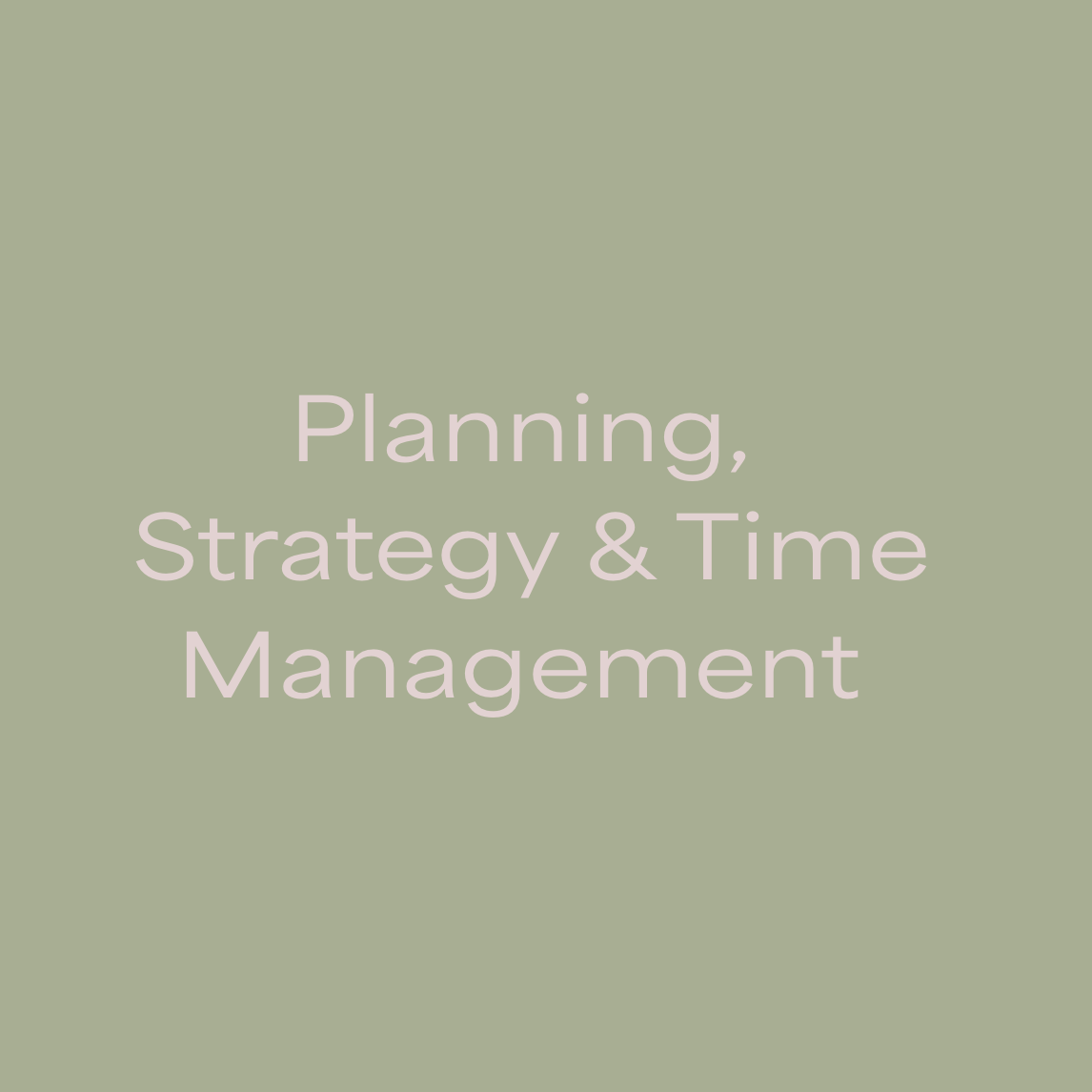 Download Planning & Strategy