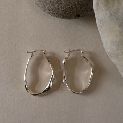 The Pebble Embrace Hoops 1