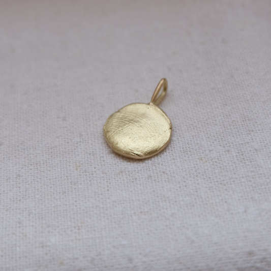 Fingerprint Pendant 18ct Gold