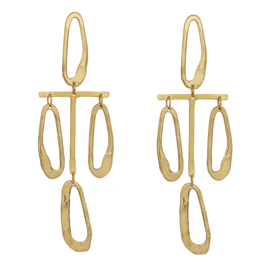 large statement  hand made earrings