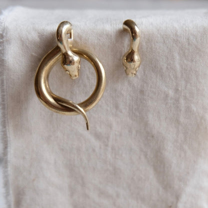 Shedding Skin Hoop Earrings